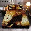 Jeus Lion Of Judah Lamb Of God Dove Of Peace Bedroom Quilt Bedding Set - Jesus Portrait Quilt Bedding Set Prints - Christian Bedroom