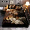 John 316 For God So Loved The World Personalized Quilt Bedding Set Bedroom - Christian Quilt Bedding Set Prints - Bible Verse Gift For Women Of God