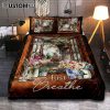 Just Breathe Flower Crown Of Thorns White Butterfly Bedroom Quilt Bedding Set - Bible Verse Quilt Bedding Set Art - Christian Bedroom Home Decor