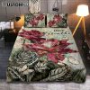 Just Breathe Quilt Bedding Set Bedroom - Bible Verse Quilt Bedding Set Art - Christian Home Decor