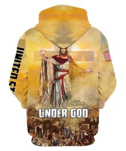 King Jesus Hoodie For Men & Women, God 3D Printed Hoodie, Christian Apparel Hoodies