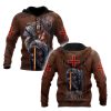 Knight Of Jesus Easter Until I Said A Men God 3D Hoodie For Man And Women, Jesus Printed 3D Hoodie