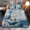 Lighthouses The Lord Is My Pilot Quilt Bedding Set Art - Christian Art - Bible Verse Bedroom - Religious Home Decor