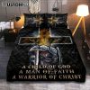Lion & Prayer Warrior Quilt Bedding Set Bedroom - Christian Cover Twin Bedding Quilt Bedding Set - Religious Quilt Bedding Set Prints