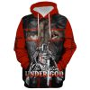 Lightning Lion And Jesus Cross 3D Hoodies For Women Men, God 3D Printed Hoodie, Christian Apparel Hoodies