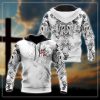 Lion Cross And Jesus Is My Savior God 3D Hoodie For Man And Women, Jesus Printed 3D Hoodie