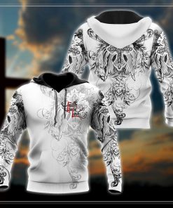 Lion Cross Jesus Is My Life My All My Everything God 3D Hoodie For Man And Women, Jesus Printed 3D Hoodie