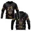 Lion God Gothic Vibe God 3D Hoodie For Man And Women, Jesus Printed 3D Hoodie