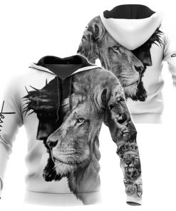 Lion God Gothic Vibe God 3D Hoodie For Man And Women, Jesus Printed 3D Hoodie
