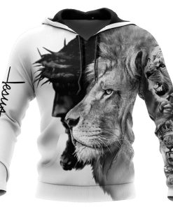 Lion God Gothic Vibe God 3D Hoodie For Man And Women, Jesus Printed 3D Hoodie