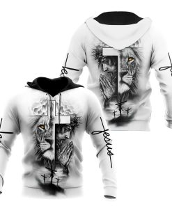 Lion God Tattoo Vibe God 3D Hoodie For Man And Women, Jesus Printed 3D Hoodie