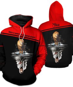 Lion & God There Is Power In Persistent Prayer God 3D Hoodie For Man And Women, Jesus Printed 3D Hoodie