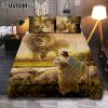 Lion Lamb Of Jesus Be Still And Know That I Am God Quilt Bedding Set Art - Christian Art - Bible Verse Bedroom - Religious Home Decor