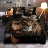 Lion Of Judah Gorgeous Crown Quilt Bedding Set - Christian Bedroom - Religious Home Decor