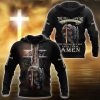 Lion God Tattoo Vibe God 3D Hoodie For Man And Women, Jesus Printed 3D Hoodie