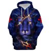 Lion Yellow Cross Jesus Is My God 3D Hoodies For Women Men, God 3D Printed Hoodie, Christian Apparel Hoodies