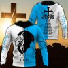 Lion Warrior Jesus Until I Said A Men God 3D Hoodie For Man And Women, Jesus Printed 3D Hoodie