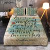 Love The Lord Your God With All Your Heart Quilt Bedding Set Prints - Matthew 22 37 - Christian Quilt Bedding Set Bedroom Decor
