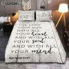 Matthew 516 Let Your Light Shine Before Others Quilt Bedding Set Bedroom - Christian Quilt Bedding Set Prints - Religious Cover Twin Bedding Decor