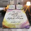 Matthew 22 37 Love The Lord Your God With All Your Heart Quilt Bedding Set Bedroom - Christian Quilt Bedding Set Bedroom Decor