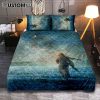 My Chains Are Gone God Cross Sea Quilt Bedding Set Print - Inspirational Quilt Bedding Set Art - Christian Bedroom Home Decor
