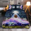 My Worth Is Found In Jesus God Quilt Bedding Set Prints - Jesus Christ Quilt Bedding Set Art - Christian Cover Twin Bedding Decor
