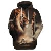 Nativity Scene 3D Hoodies For Women Men, God 3D Printed Hoodie, Christian Apparel Hoodies
