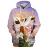 One Nation Under God 3D Hoodies Men & Women, God 3D Printed Hoodie, Christian Apparel Hoodies
