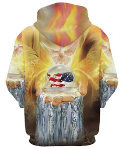 One Nation Under God Hoodies Men & Women, God 3D Printed Hoodie, Christian Apparel Hoodies
