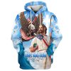 One Nation Under God Hoodies Men & Women, God 3D Printed Hoodie, Christian Apparel Hoodies