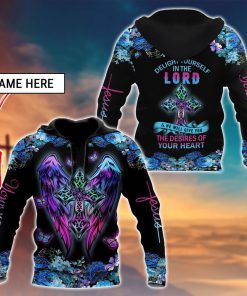 Personalized Delight Yourself In The Lord God 3D Hoodie For Man And Women, Jesus Printed 3D Hoodie