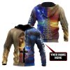 Personalized God Of Man Soldiers Prayer Deliver Me From My Enemies God 3D Hoodie For Man And Women, Jesus Printed 3D Hoodie