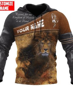 Personalized Repent For The Kingdom Of Heaven Is At Hand God 3D Hoodie For Man And Women, Jesus Printed 3D Hoodie