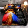Pray Always Baby Orange Flower Autumn Hummingbird Quilt Bedding Set Bedroom - Christian Quilt Bedding Set Prints - Bible Verse Quilt Bedding Set Art