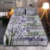 Pray To Have Eyes That See The Best In People Horse Quilt Bedding Set Bedroom - Christian Cover Twin Bedding Quilt Bedding Set - Religious Quilt Bedding Set Prints