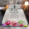 Psalm 231 The Lord Is My Shepherd Quilt Bedding Set Bedroom - Christian Quilt Bedding Set Prints - Religious Cover Twin Bedding Decor