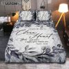 Psalm 46 - God Is Within Her She Will Not Fall Quilt Bedding Set Bedroom - Christian Quilt Bedding Set Bedroom Decor