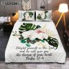 Psalm 91 - He Will Call Upon Me And I Will Answer Him Quilt Bedding Set Cover Twin Bedding Print - Christian Quilt Bedding Set Bedroom Decor