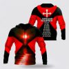 Faith Over Fear In the Arms Of Lord God 3D Hoodie For Man And Women, Jesus Printed 3D Hoodie