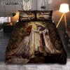 Red Rose Just Breathe Quilt Bedding Set - Christian Bedroom - Religious Home Decor