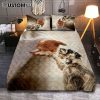 Sea Turtle Keep Moving Forward Quilt Bedding Set Print - Inspirational Quilt Bedding Set Art - Christian Bedroom Home Decor