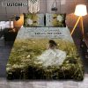 Seek Peace And Pursue It Dandelion And Jesus Quilt Bedding Set Prints - Jesus Christ Quilt Bedding Set Art - Christian Cover Twin Bedding Decor