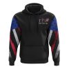 She Who Knees Before God Can Stand Before Anyone Cross Flag Wings All Over Print 3D Hoodie, Christian Hoodie, Christian Sweatshirt, Bible Verse Shirt
