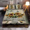 So God Created The Horse Quilt Bedding Set Bedroom - Perfect Gift For Vets & Horse Lovers! - Christian Quilt Bedding Set Bedroom Decor