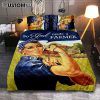 So God Created The Horse Quilt Bedding Set Bedroom - Perfect Gift For Vets & Horse Lovers! - Christian Quilt Bedding Set Bedroom Decor