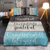 So God Made A Farmer Quilt Bedding Set Bedroom - Christian Quilt Bedding Set Prints - Bible Verse Quilt Bedding Set Art