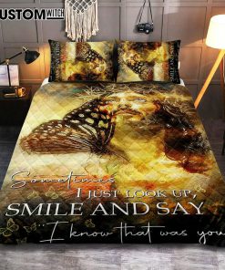 Sometimes I Jusst Look Up Smile And Say Jesus Quilt Bedding Set Bedroom - Jesus Quilt Bedding Set Pictures - Christian Quilt Bedding Set Bedroom
