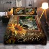Jesus Is The Anchor Of My Soul Quilt Bedding Set - Anchor Blue Ocean Painting Quilt Bedding Set Bedroom - Christian Quilt Bedding Set Prints