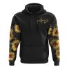 Sunflower Faith Cross Painting All Over Print 3D Hoodie, Christian Hoodie, Christian Sweatshirt, Bible Verse Shirt