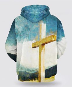 The Cross 3D Hoodies For Women Men, God 3D Printed Hoodie, Christian Apparel Hoodies